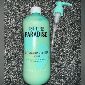 ⭐️NEW⭐️ Jumbo~Isle of Paradise Self-Tanning Body Butter~Medium w/Pump&Mitt
